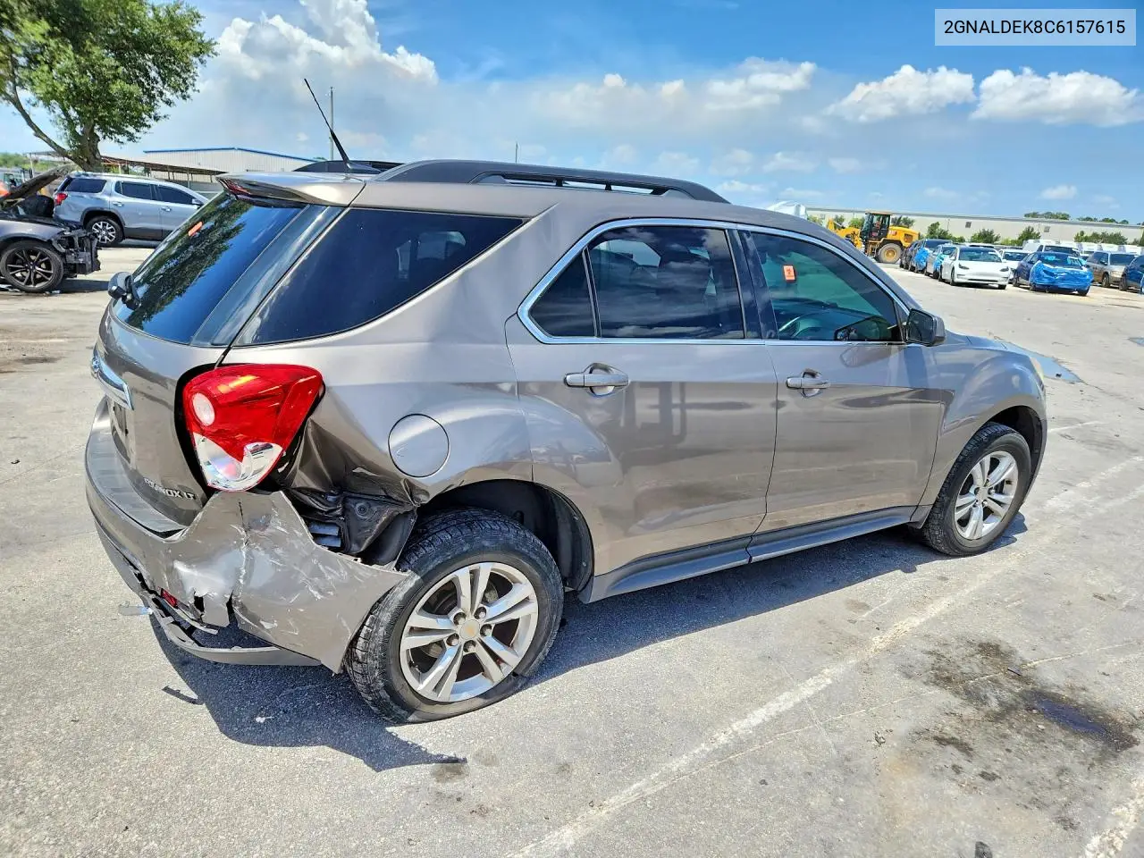 2012 Chevrolet Equinox Lt VIN: 2GNALDEK8C6157615 Lot: 61967686