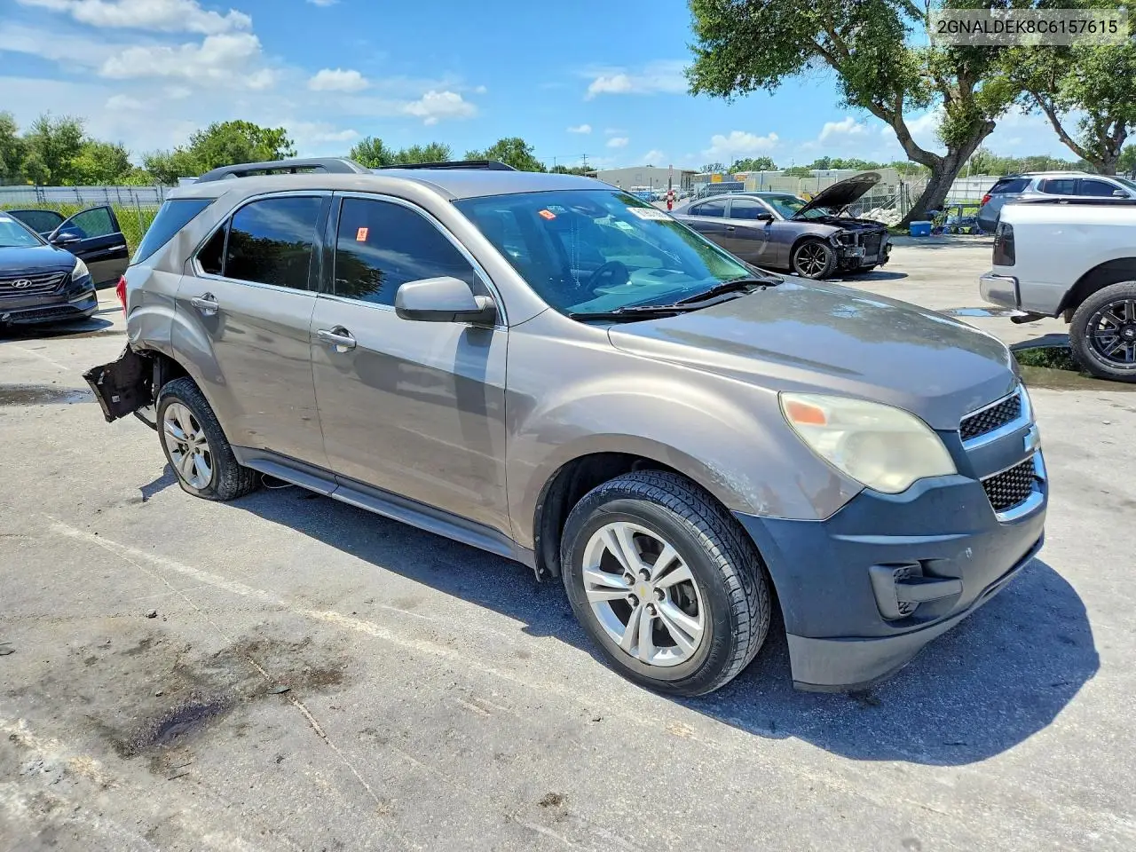 2012 Chevrolet Equinox Lt VIN: 2GNALDEK8C6157615 Lot: 61967686