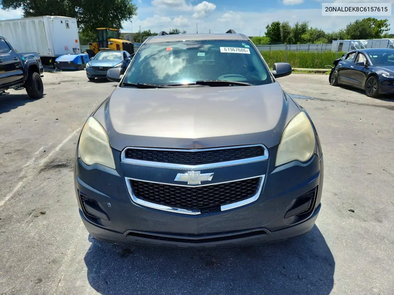 2012 Chevrolet Equinox Lt VIN: 2GNALDEK8C6157615 Lot: 61967686