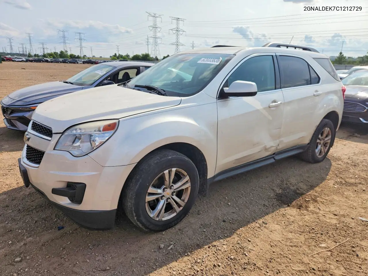 2012 Chevrolet Equinox Lt VIN: 2GNALDEK7C1212729 Lot: 62033636