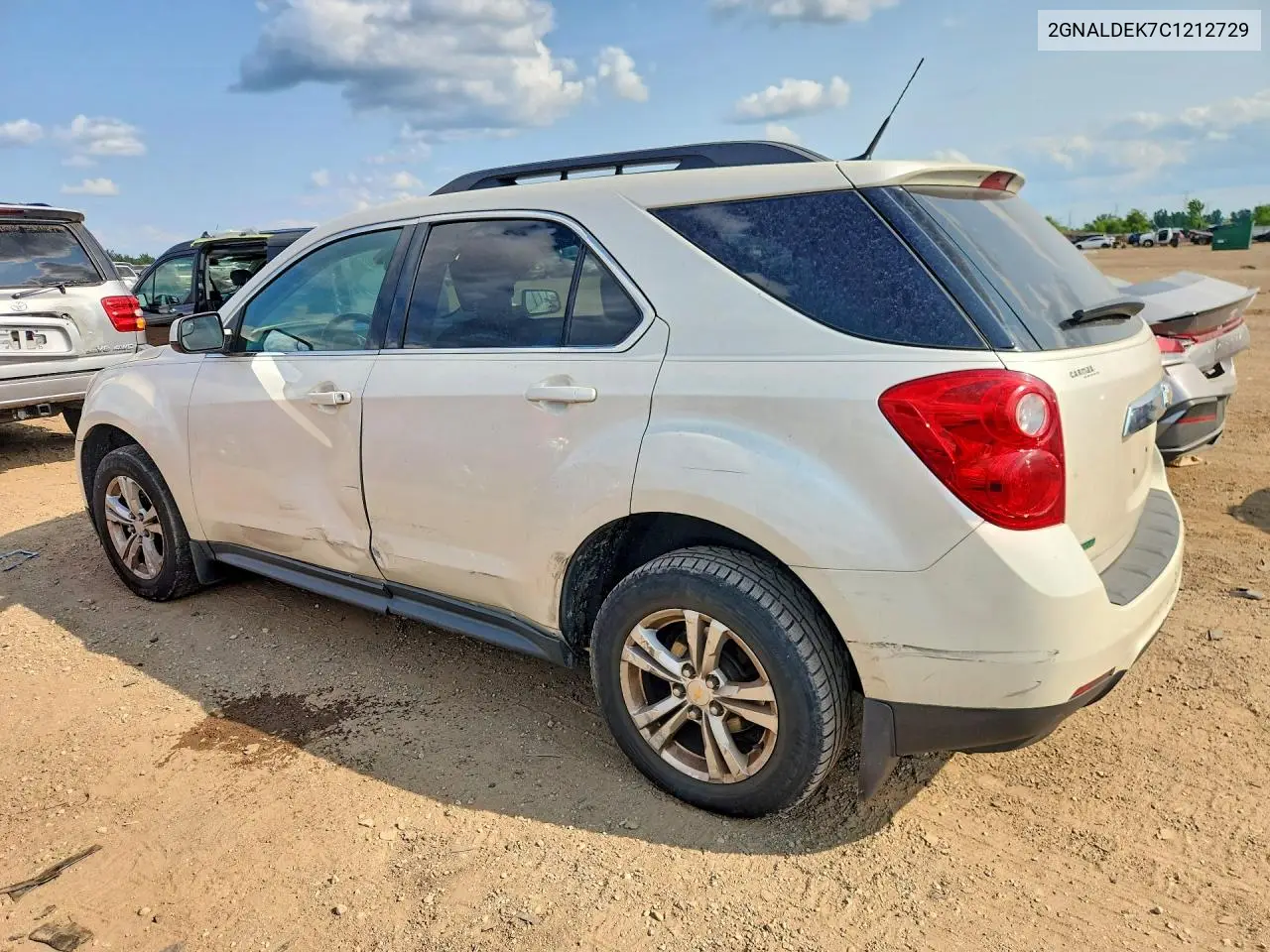 2012 Chevrolet Equinox Lt VIN: 2GNALDEK7C1212729 Lot: 62033636