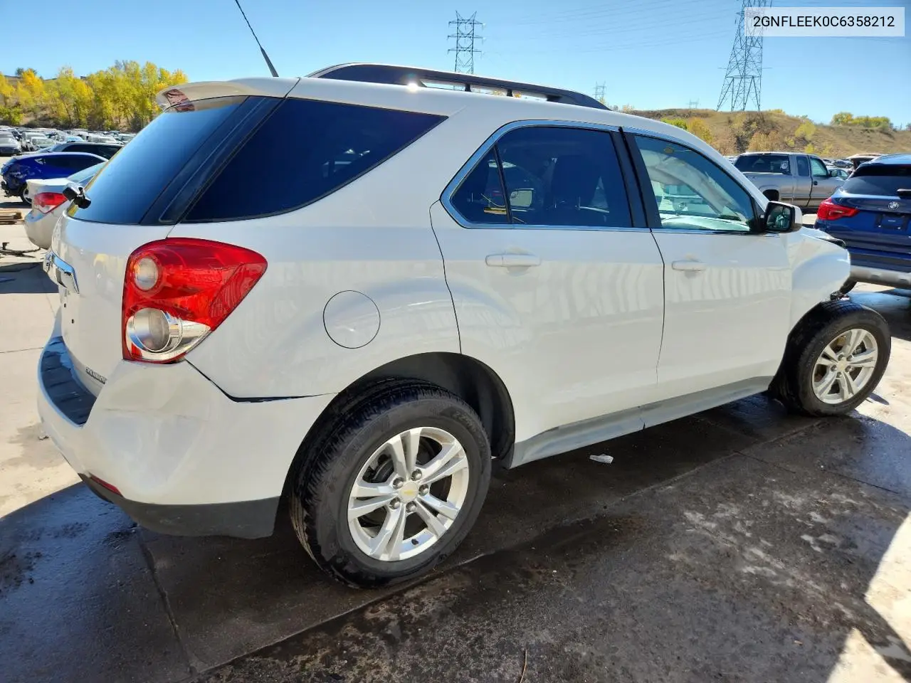 2GNFLEEK0C6358212 2012 Chevrolet Equinox Lt
