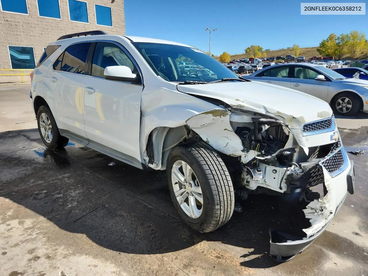 2GNFLEEK0C6358212 2012 Chevrolet Equinox Lt