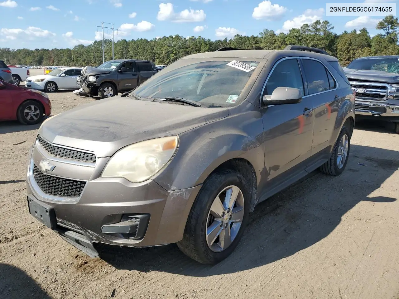 2GNFLDE56C6174655 2012 Chevrolet Equinox Lt