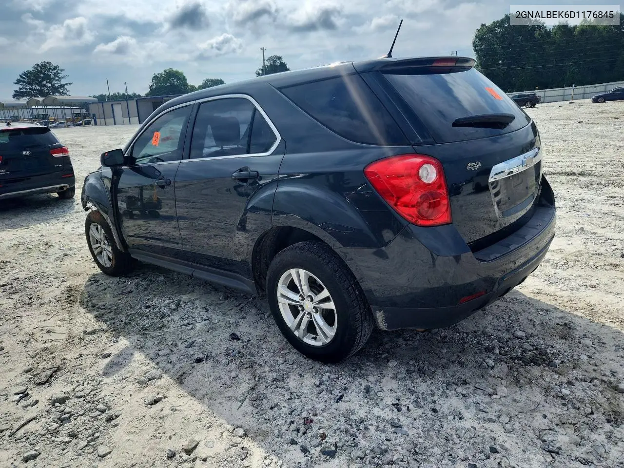 2013 Chevrolet Equinox Ls VIN: 2GNALBEK6D1176845 Lot: 56833846