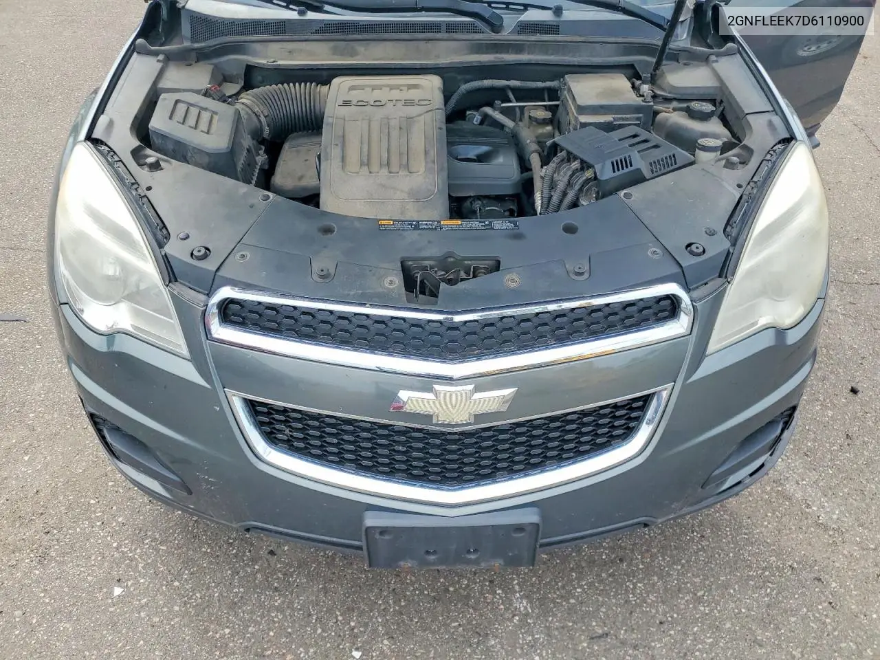 2013 Chevrolet Equinox Lt VIN: 2GNFLEEK7D6110900 Lot: 61489666
