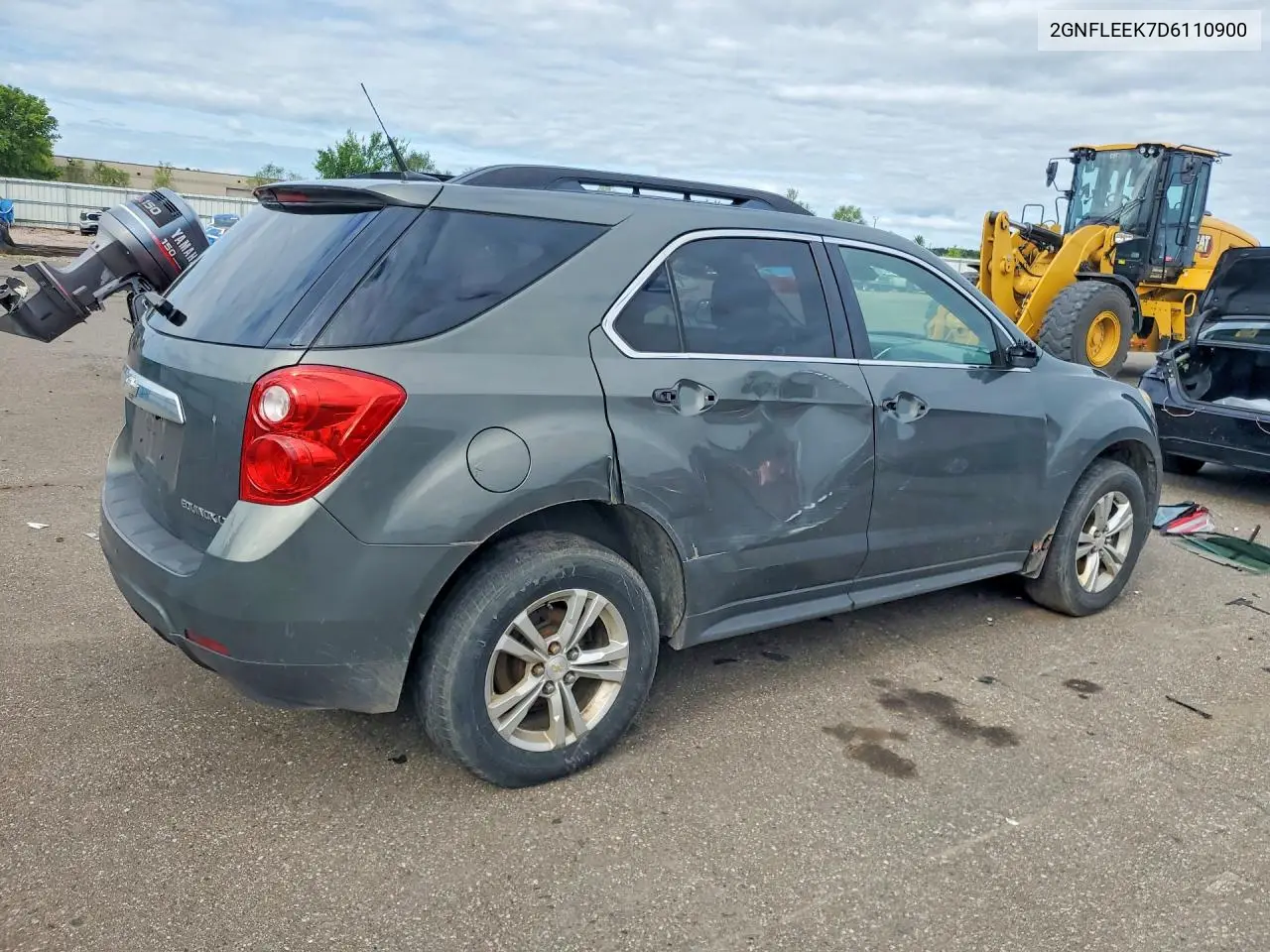 2013 Chevrolet Equinox Lt VIN: 2GNFLEEK7D6110900 Lot: 61489666