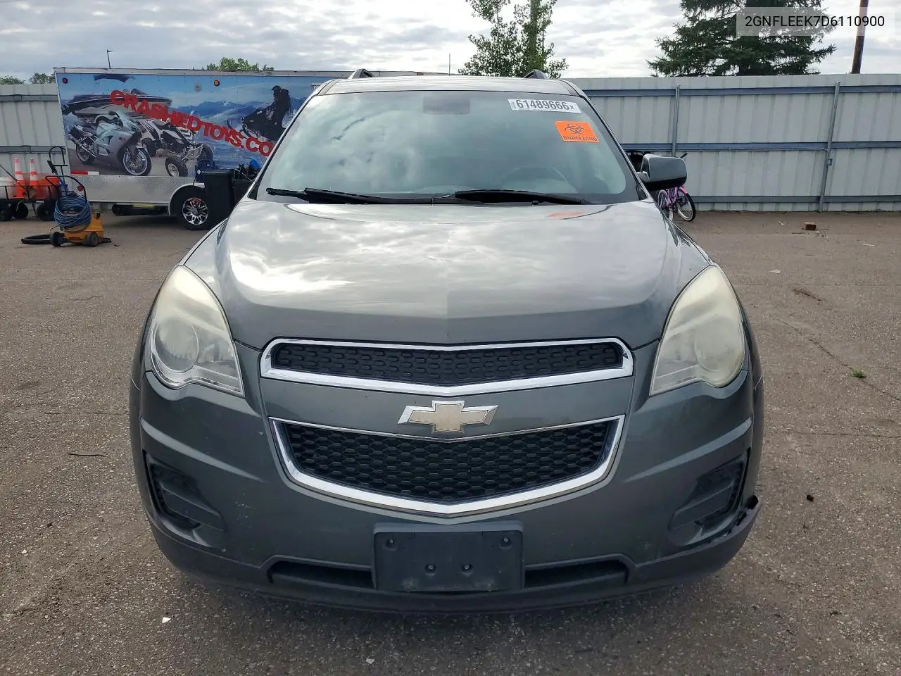 2013 Chevrolet Equinox Lt VIN: 2GNFLEEK7D6110900 Lot: 61489666