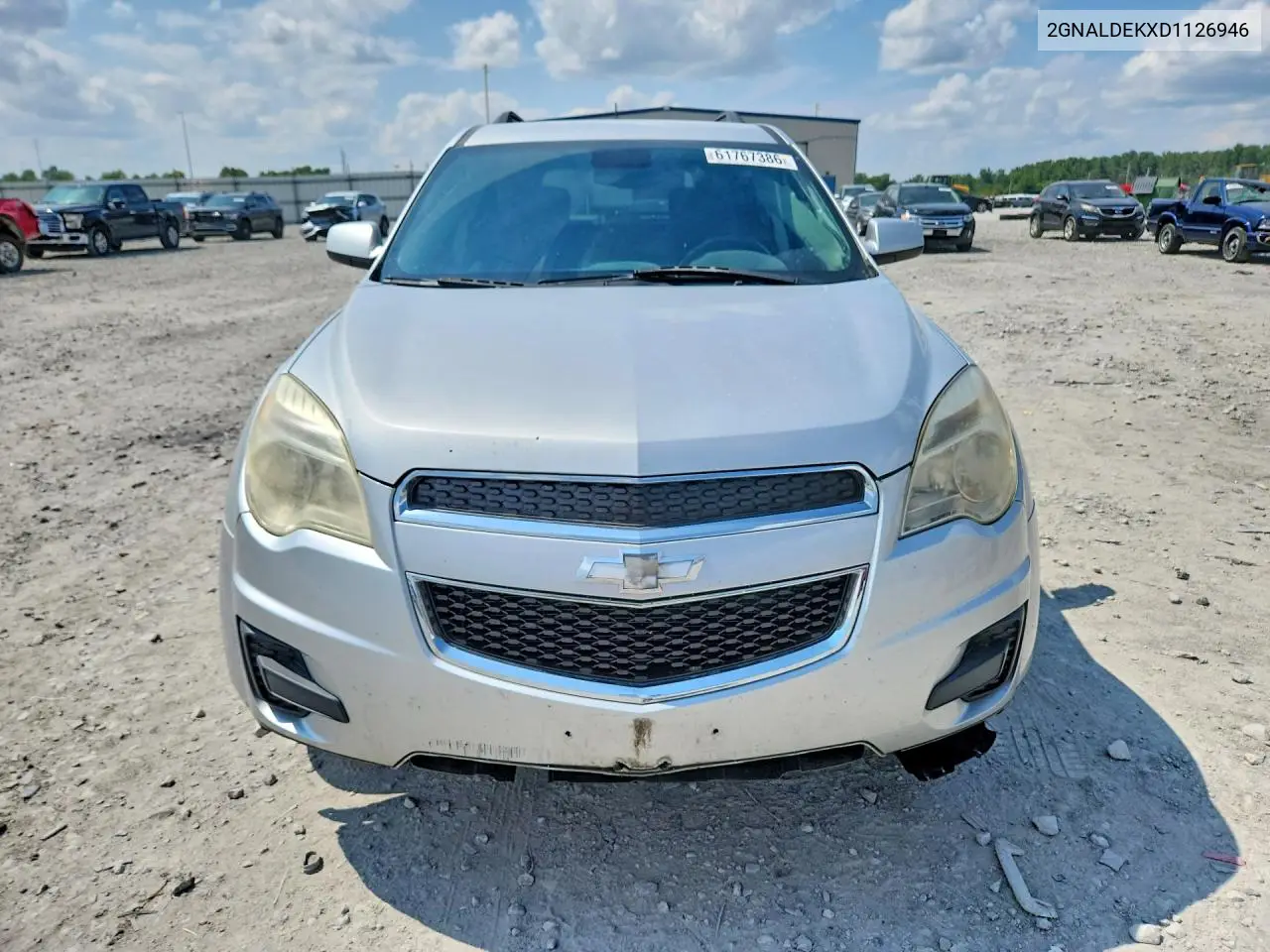 2013 Chevrolet Equinox Lt VIN: 2GNALDEKXD1126946 Lot: 61767386