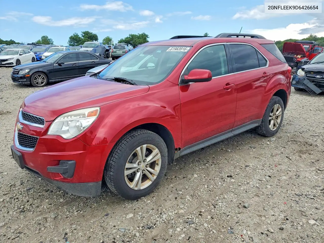 2013 Chevrolet Equinox Lt VIN: 2GNFLEEK9D6426654 Lot: 61983916
