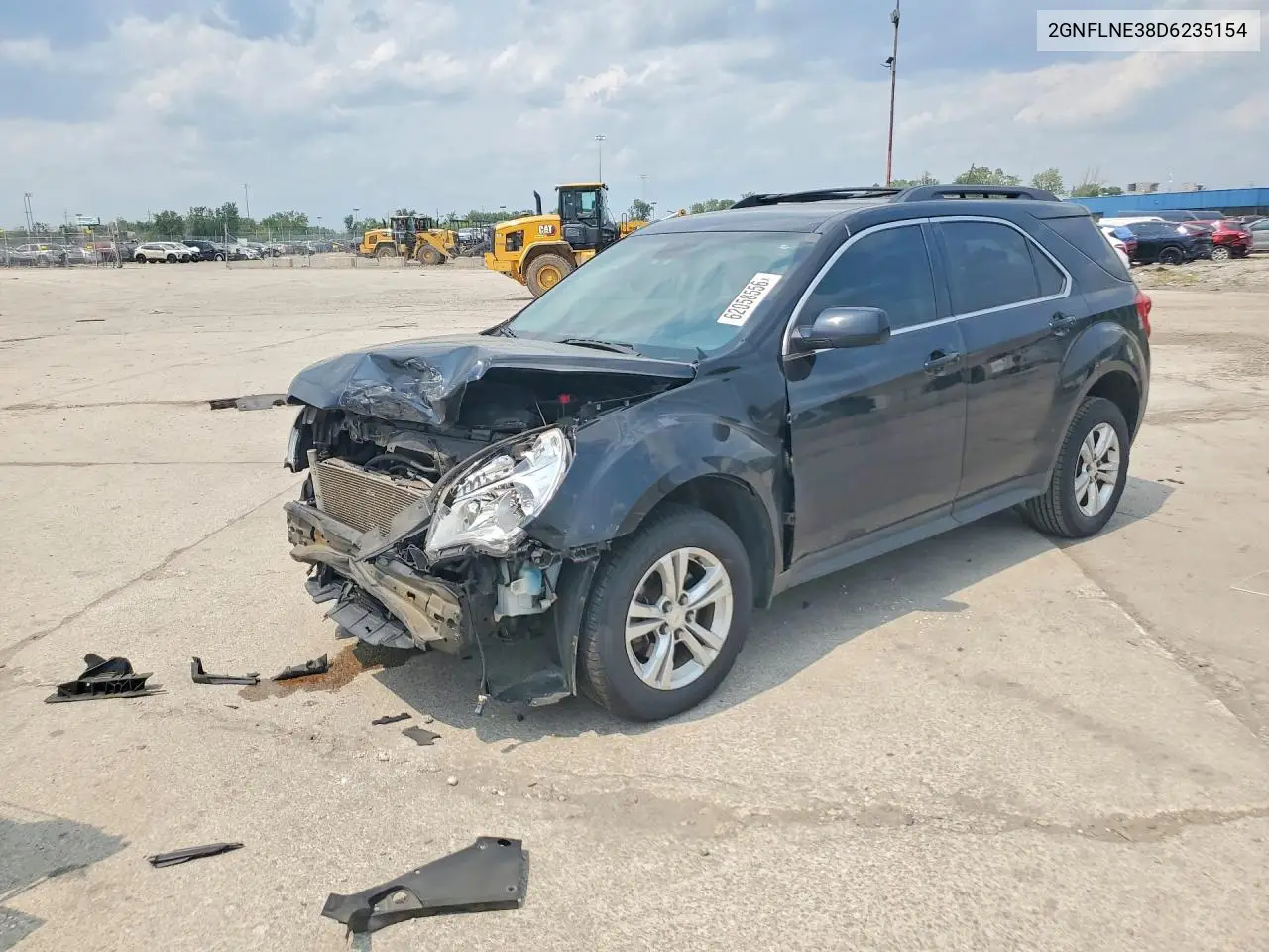 2013 Chevrolet Equinox Lt VIN: 2GNFLNE38D6235154 Lot: 62058556