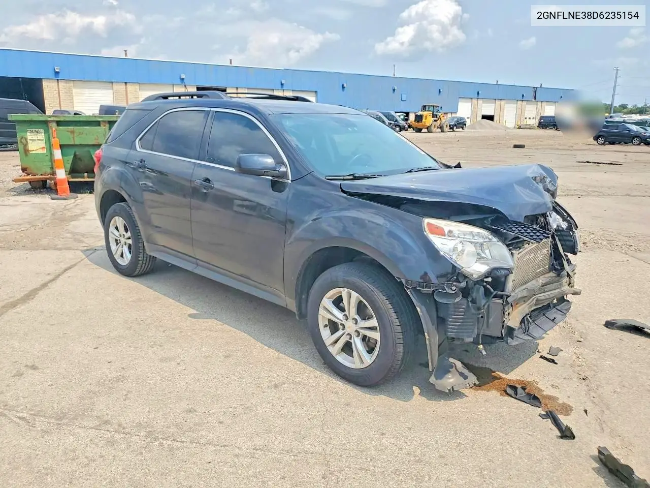 2013 Chevrolet Equinox Lt VIN: 2GNFLNE38D6235154 Lot: 62058556