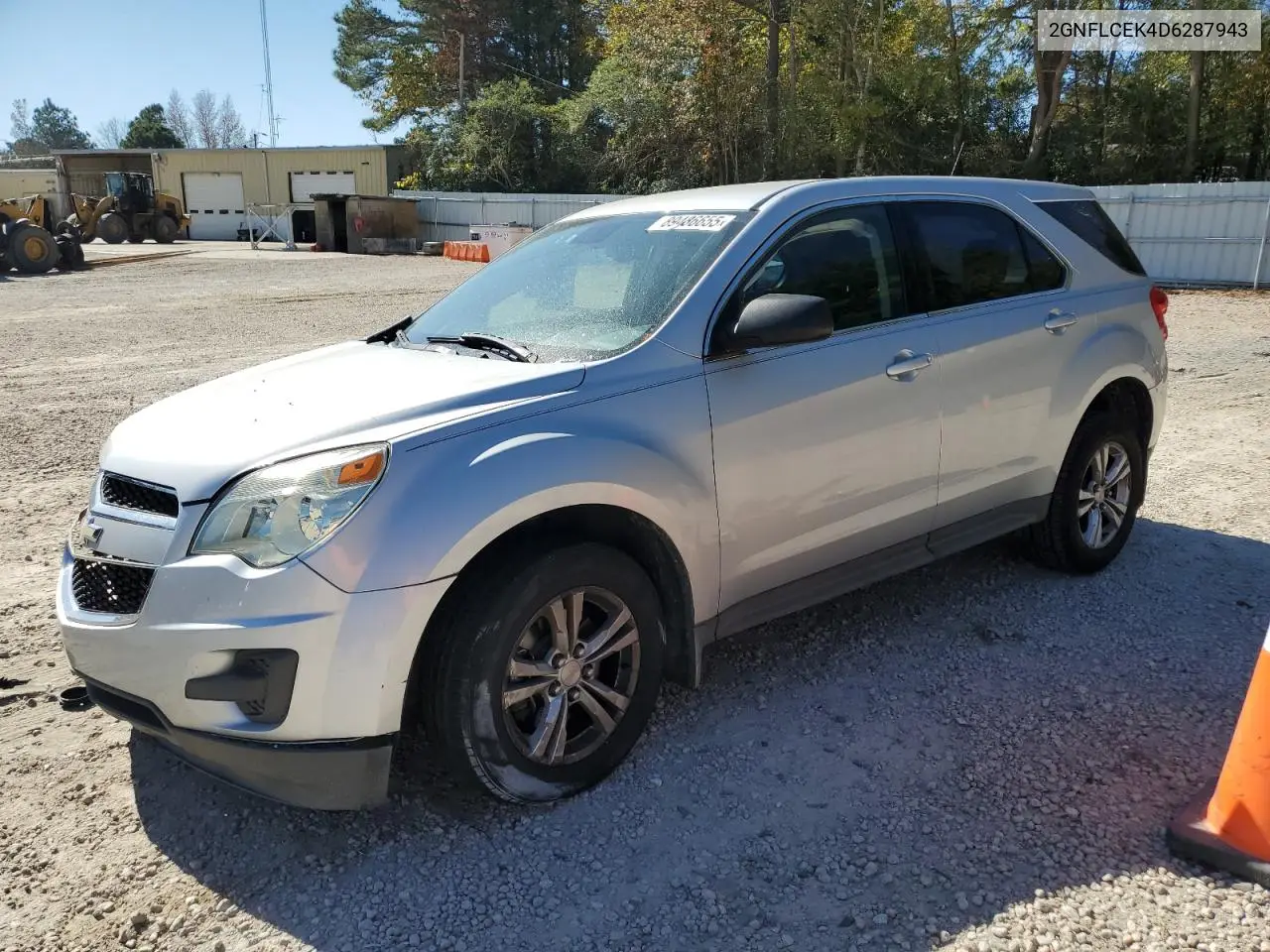 2GNFLCEK4D6287943 2013 Chevrolet Equinox Ls