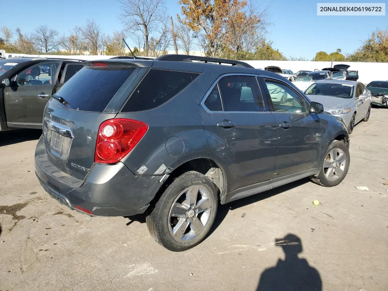 2GNALDEK4D6196722 2013 Chevrolet Equinox Lt