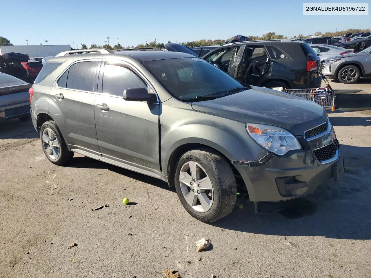 2GNALDEK4D6196722 2013 Chevrolet Equinox Lt