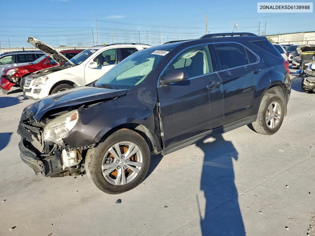 2GNALDEK5D6138988 2013 Chevrolet Equinox Lt