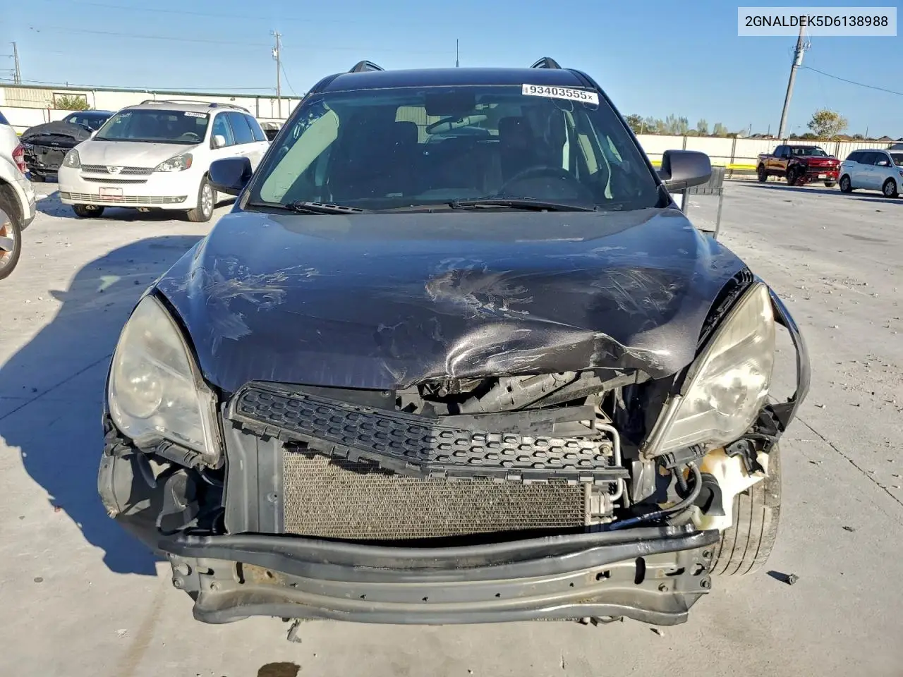 2GNALDEK5D6138988 2013 Chevrolet Equinox Lt