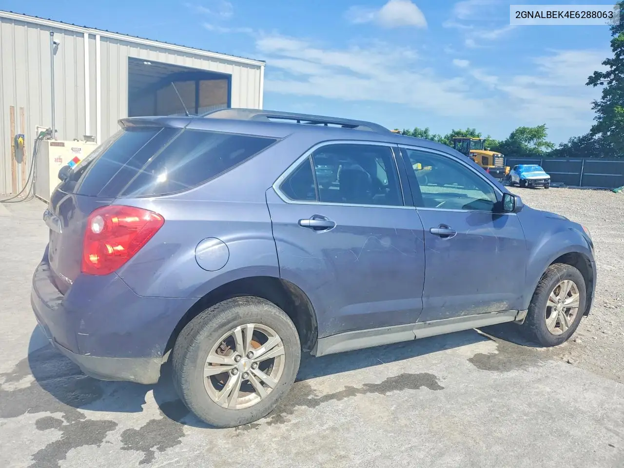 2014 Chevrolet Equinox Lt VIN: 2GNALBEK4E6288063 Lot: 56983256