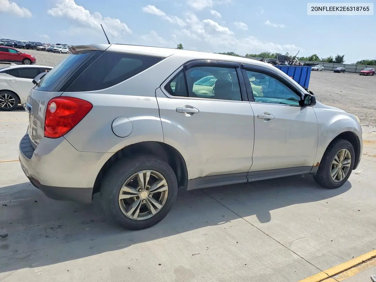 2014 Chevrolet Equinox Ls VIN: 2GNFLEEK2E6318765 Lot: 61979896