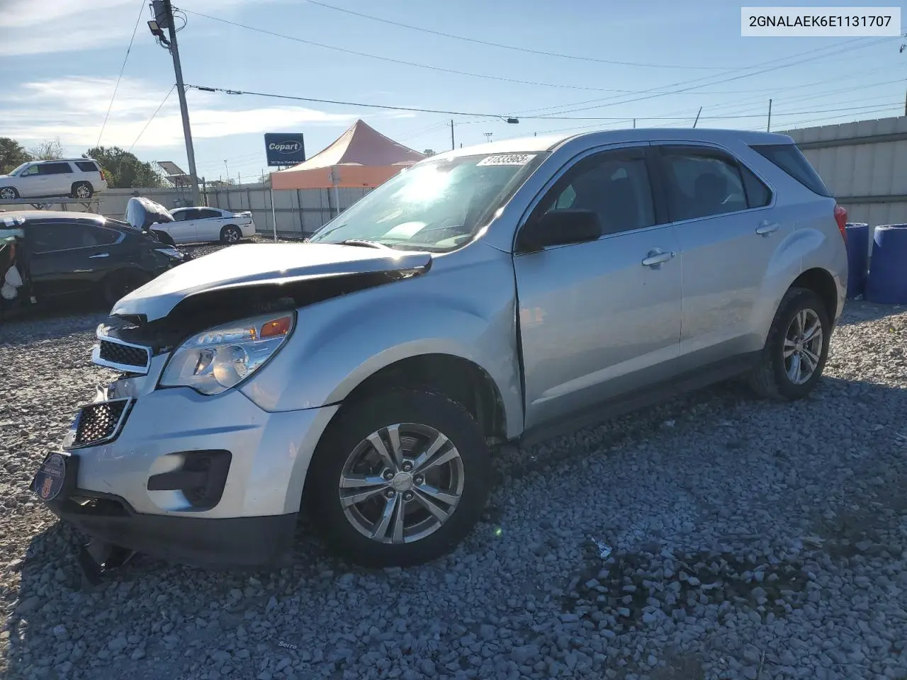 2GNALAEK6E1131707 2014 Chevrolet Equinox Ls