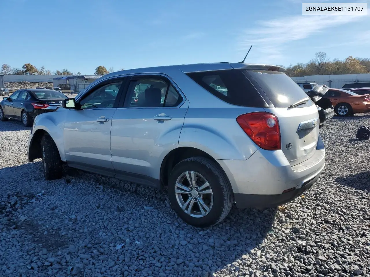 2GNALAEK6E1131707 2014 Chevrolet Equinox Ls