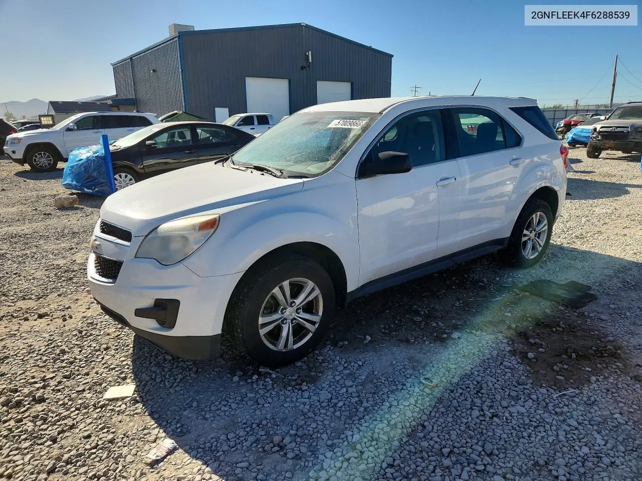 2015 Chevrolet Equinox Ls VIN: 2GNFLEEK4F6288539 Lot: 57009866