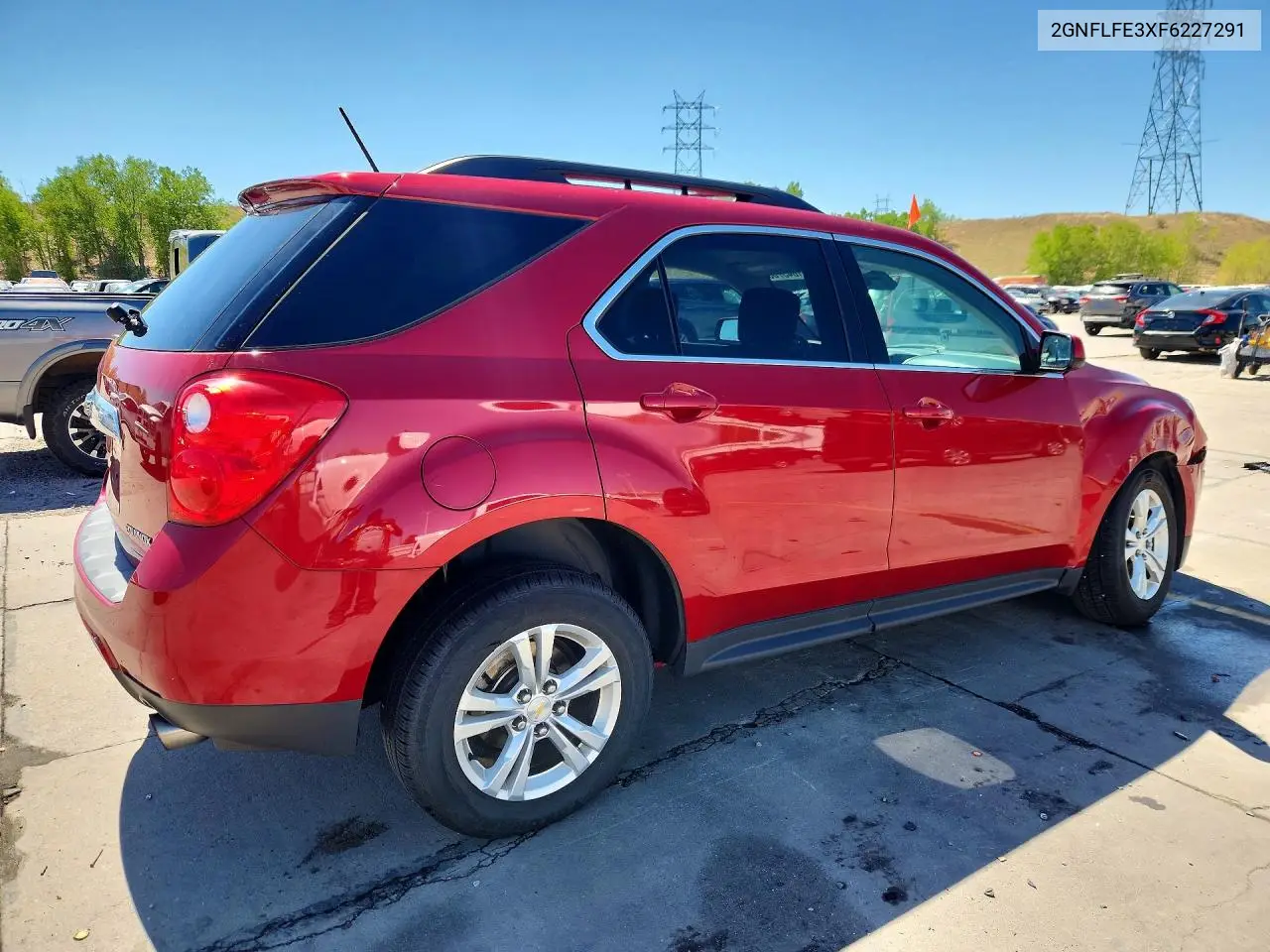 2015 Chevrolet Equinox Lt VIN: 2GNFLFE3XF6227291 Lot: 61045786