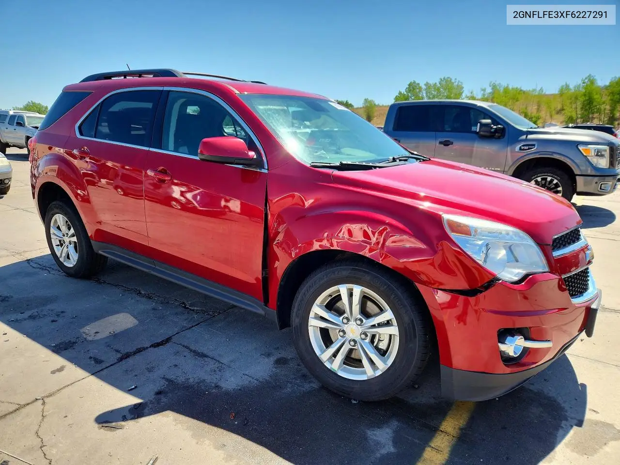 2015 Chevrolet Equinox Lt VIN: 2GNFLFE3XF6227291 Lot: 61045786