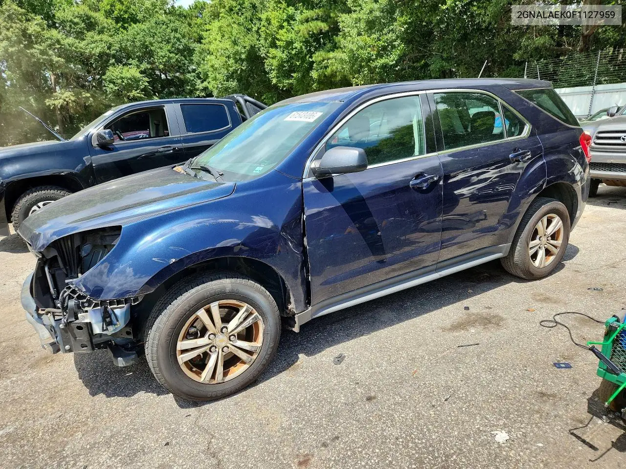 2015 Chevrolet Equinox Ls VIN: 2GNALAEK0F1127959 Lot: 61543406