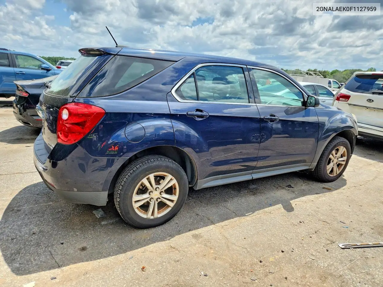 2015 Chevrolet Equinox Ls VIN: 2GNALAEK0F1127959 Lot: 61543406