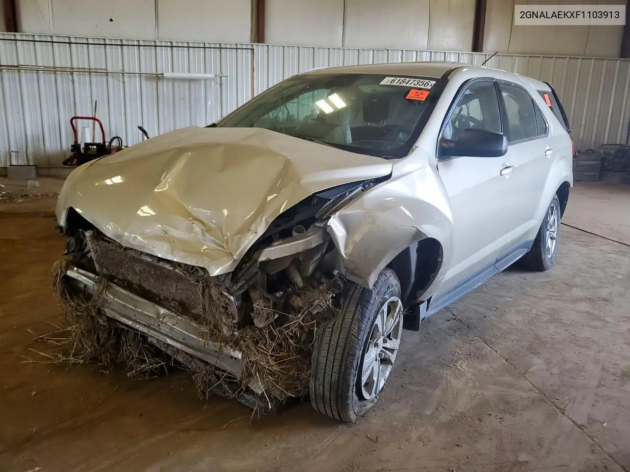 2015 Chevrolet Equinox Ls VIN: 2GNALAEKXF1103913 Lot: 61847356