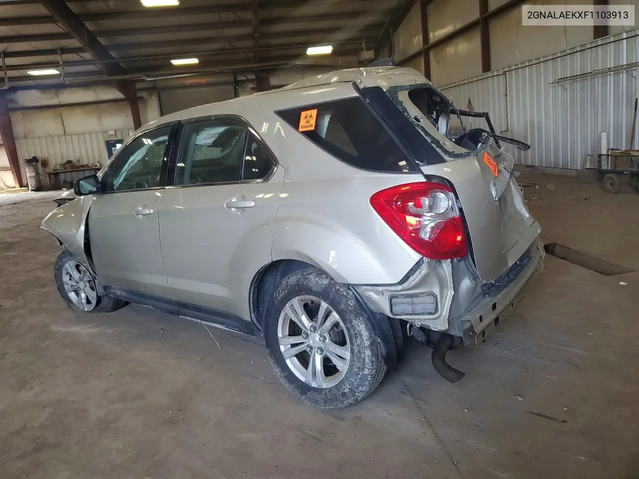 2015 Chevrolet Equinox Ls VIN: 2GNALAEKXF1103913 Lot: 61847356