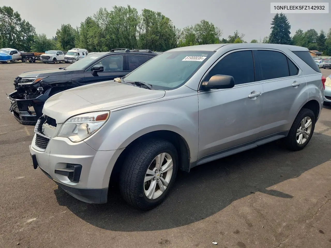 2015 Chevrolet Equinox Ls VIN: 1GNFLEEK5FZ142932 Lot: 61988836