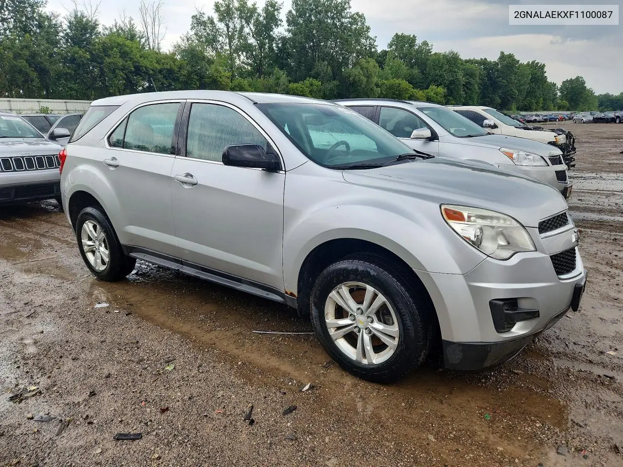2015 Chevrolet Equinox Ls VIN: 2GNALAEKXF1100087 Lot: 61996376