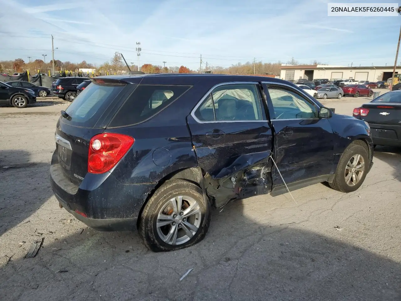 2GNALAEK5F6260445 2015 Chevrolet Equinox Ls