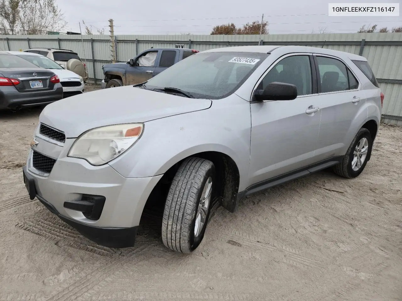 1GNFLEEKXFZ116147 2015 Chevrolet Equinox Ls