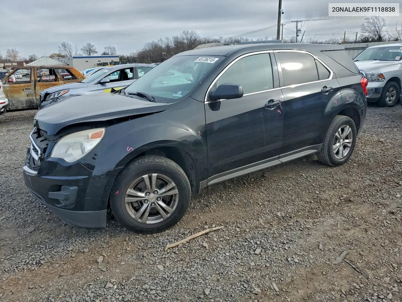 2GNALAEK9F1118838 2015 Chevrolet Equinox Ls