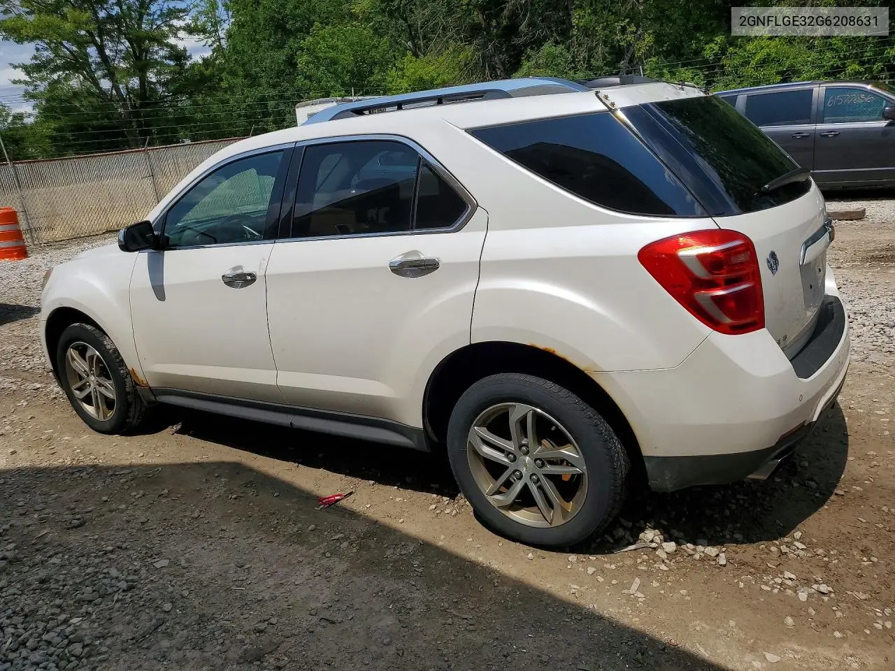 2016 Chevrolet Equinox Ltz VIN: 2GNFLGE32G6208631 Lot: 60947446