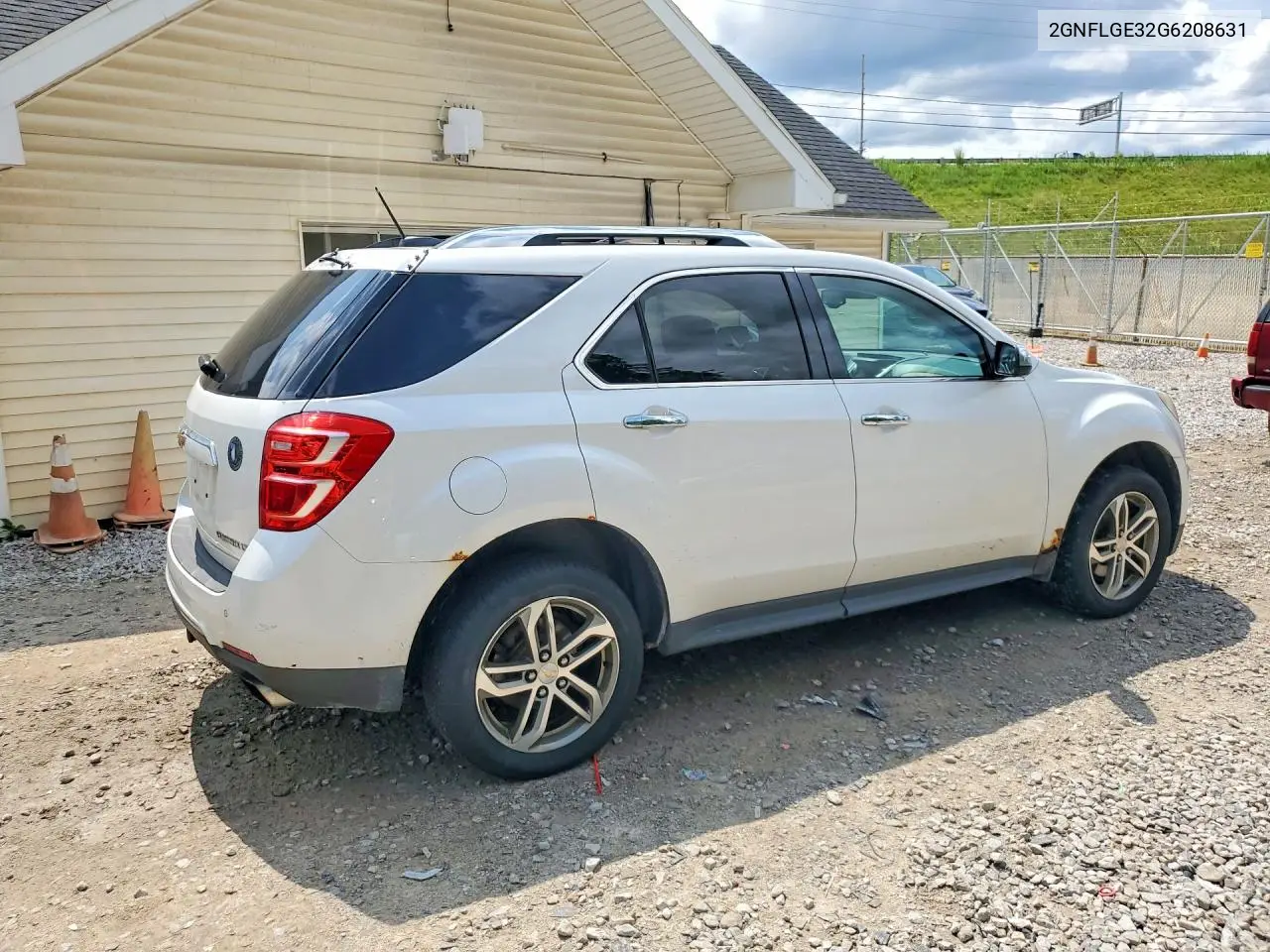 2016 Chevrolet Equinox Ltz VIN: 2GNFLGE32G6208631 Lot: 60947446