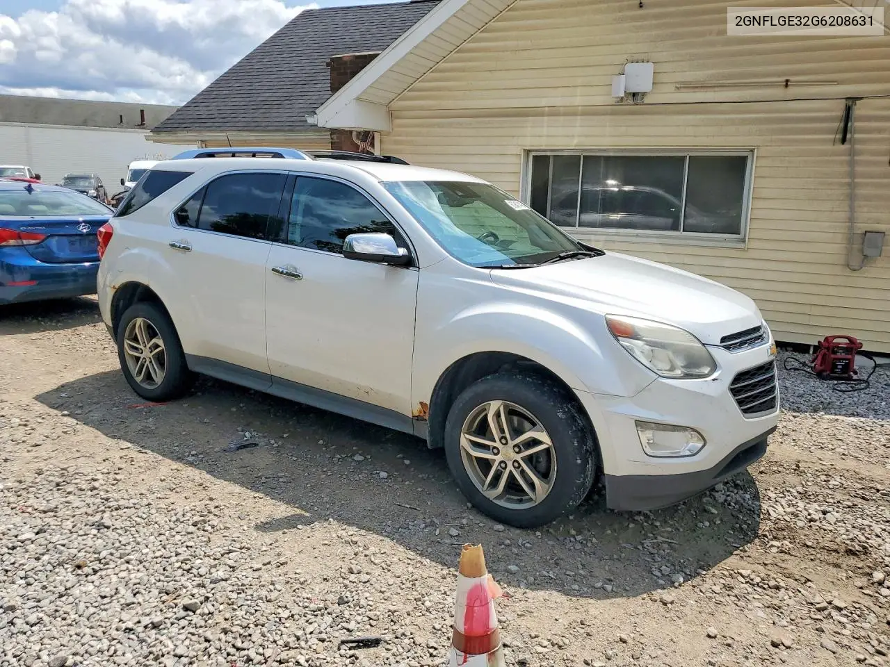 2016 Chevrolet Equinox Ltz VIN: 2GNFLGE32G6208631 Lot: 60947446