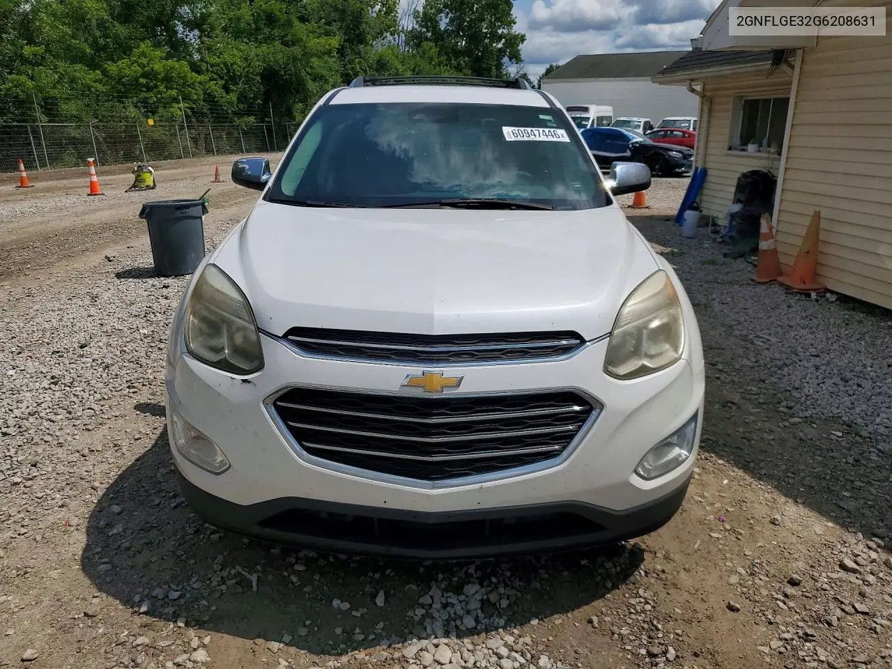 2016 Chevrolet Equinox Ltz VIN: 2GNFLGE32G6208631 Lot: 60947446