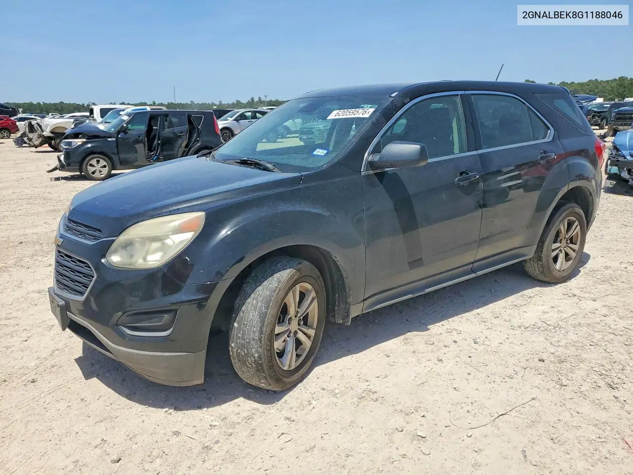 2016 Chevrolet Equinox Ls VIN: 2GNALBEK8G1188046 Lot: 62059576