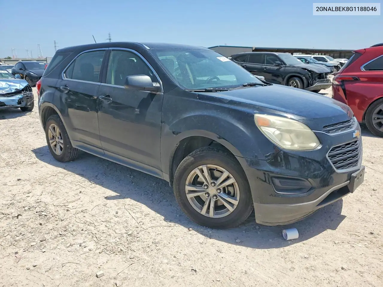 2016 Chevrolet Equinox Ls VIN: 2GNALBEK8G1188046 Lot: 62059576