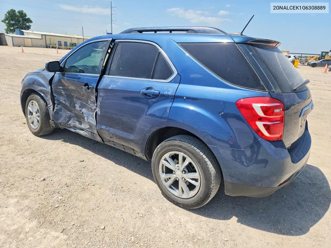 2016 Chevrolet Equinox Lt VIN: 2GNALCEK1G6308889 Lot: 62111206