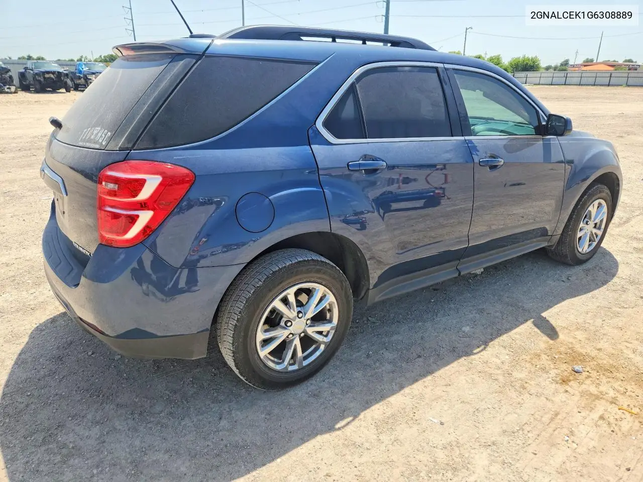 2016 Chevrolet Equinox Lt VIN: 2GNALCEK1G6308889 Lot: 62111206