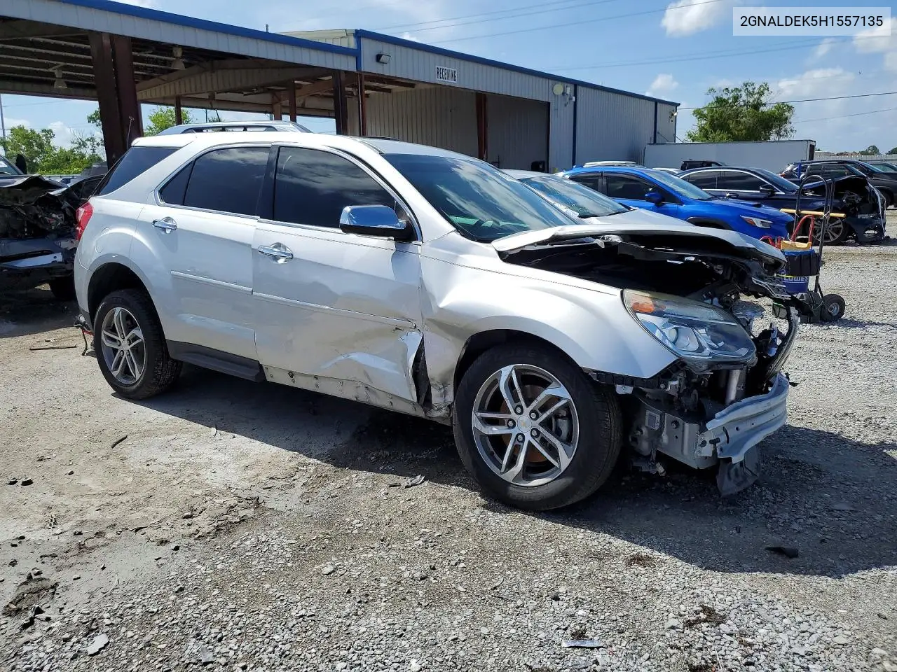 2017 Chevrolet Equinox Premier VIN: 2GNALDEK5H1557135 Lot: 54258986