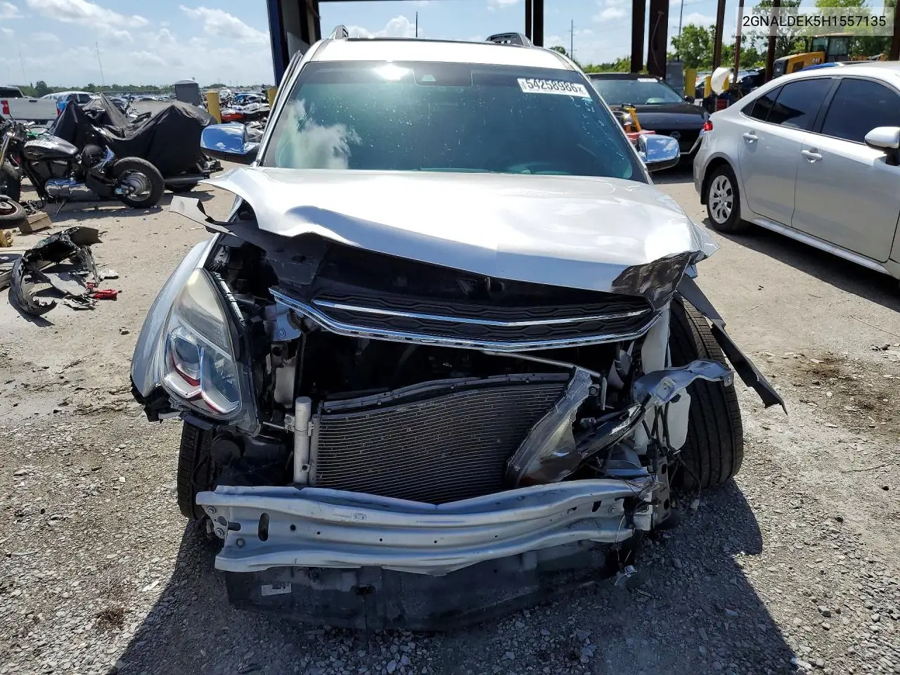 2017 Chevrolet Equinox Premier VIN: 2GNALDEK5H1557135 Lot: 54258986