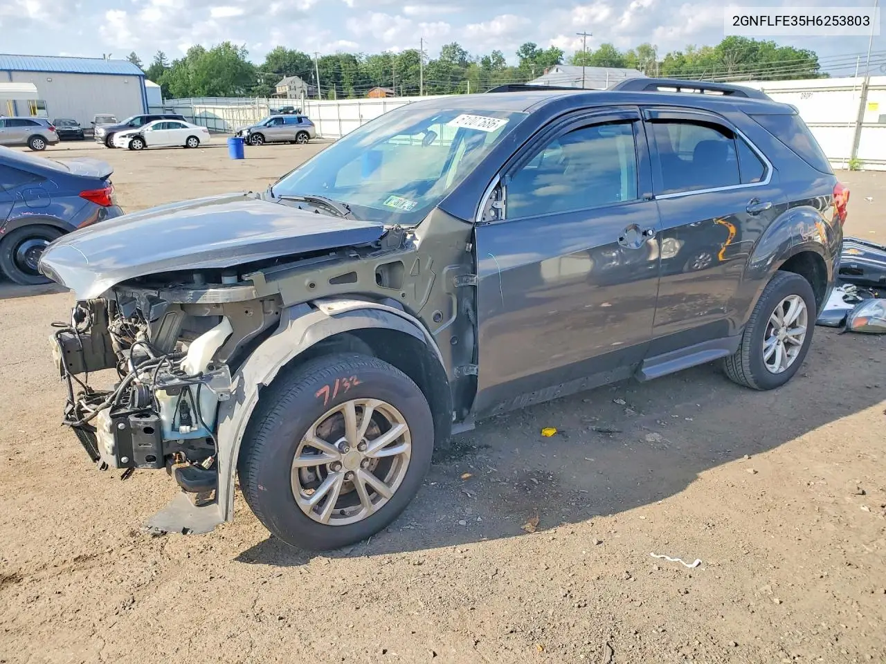 2017 Chevrolet Equinox Lt VIN: 2GNFLFE35H6253803 Lot: 61007686
