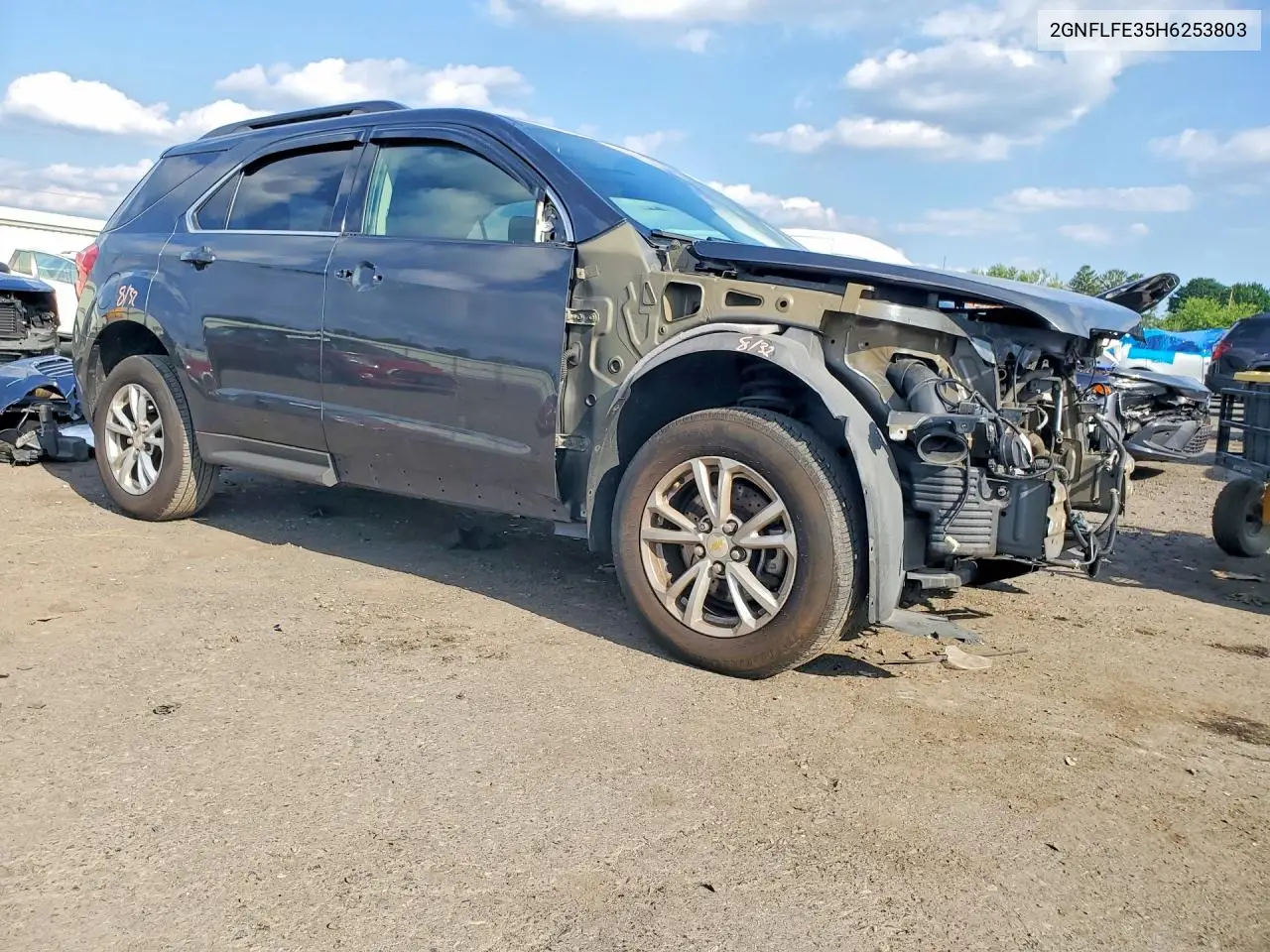 2017 Chevrolet Equinox Lt VIN: 2GNFLFE35H6253803 Lot: 61007686