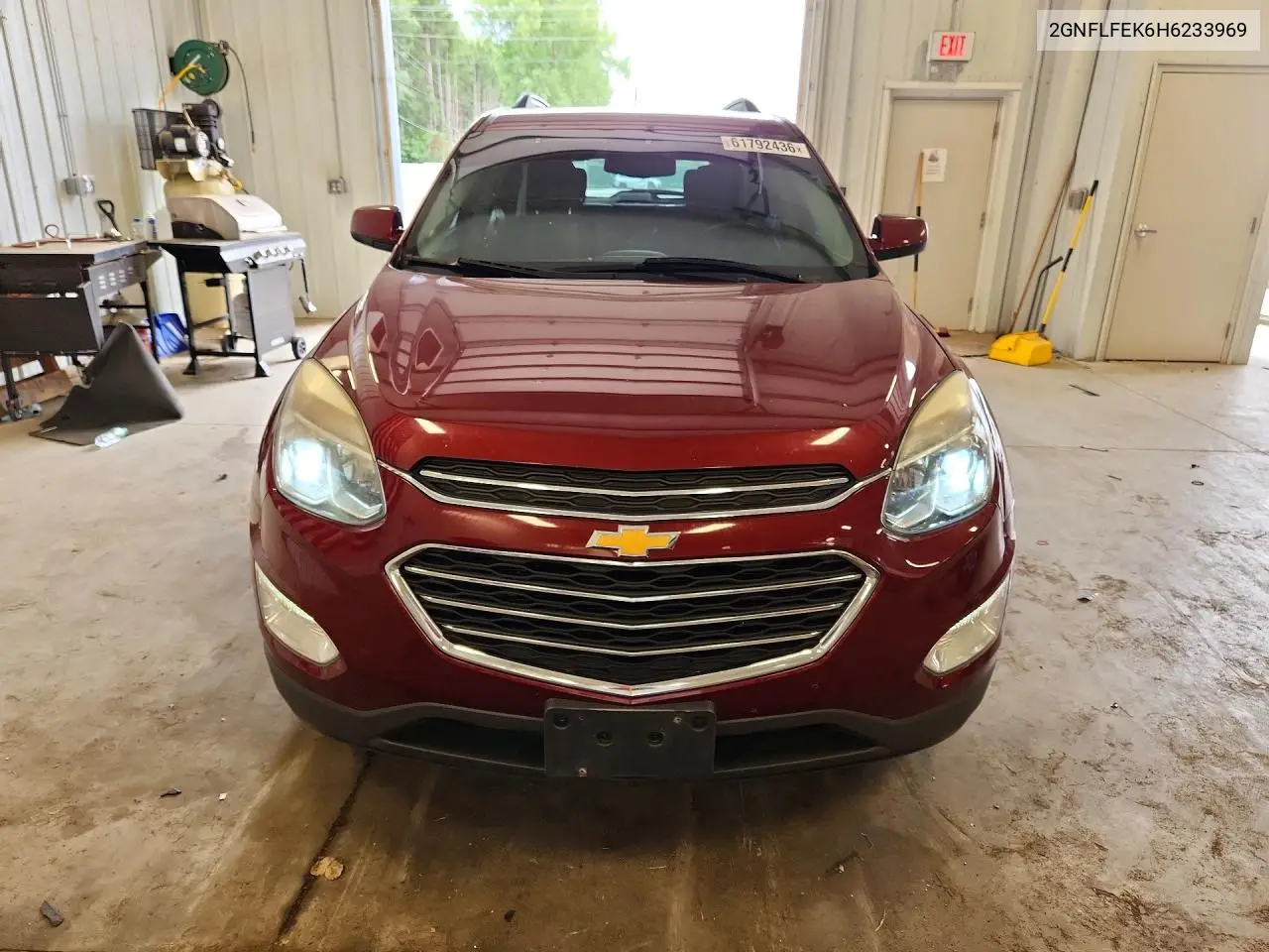 2017 Chevrolet Equinox Lt VIN: 2GNFLFEK6H6233969 Lot: 61792436